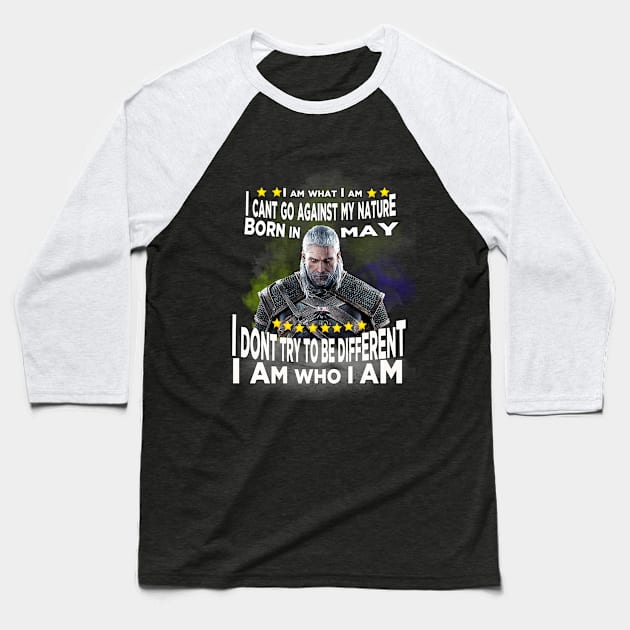 I AM WHO I AM Baseball T-Shirt by ABOHILI